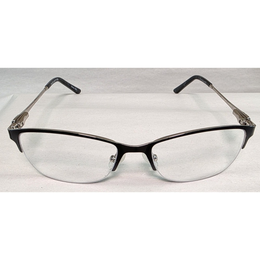 La Scala 861  52-17-135 Black/Silver Half Rim Eyeglasses Frame G20